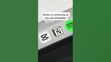Notion too confusing? Try Notion templates #notion #notiontemplate #productivity