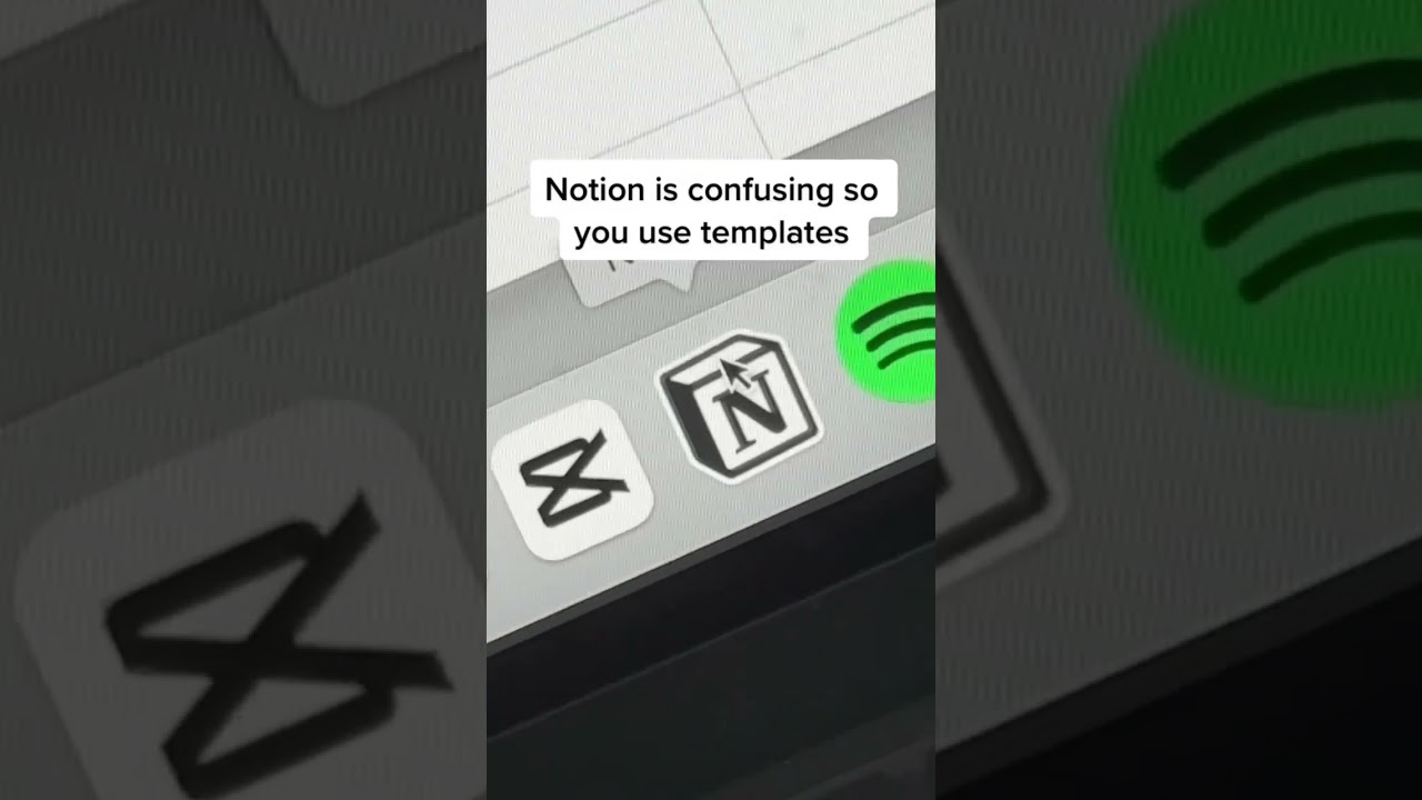 Notion too confusing? Try Notion templates #notion #notiontemplate #productivity
