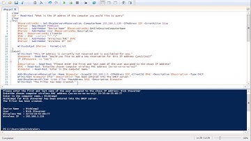 DHCP Powershell Script 2