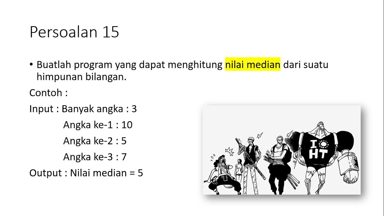 Program Mencari Median (Nilai Tengah) - C++ - YouTube