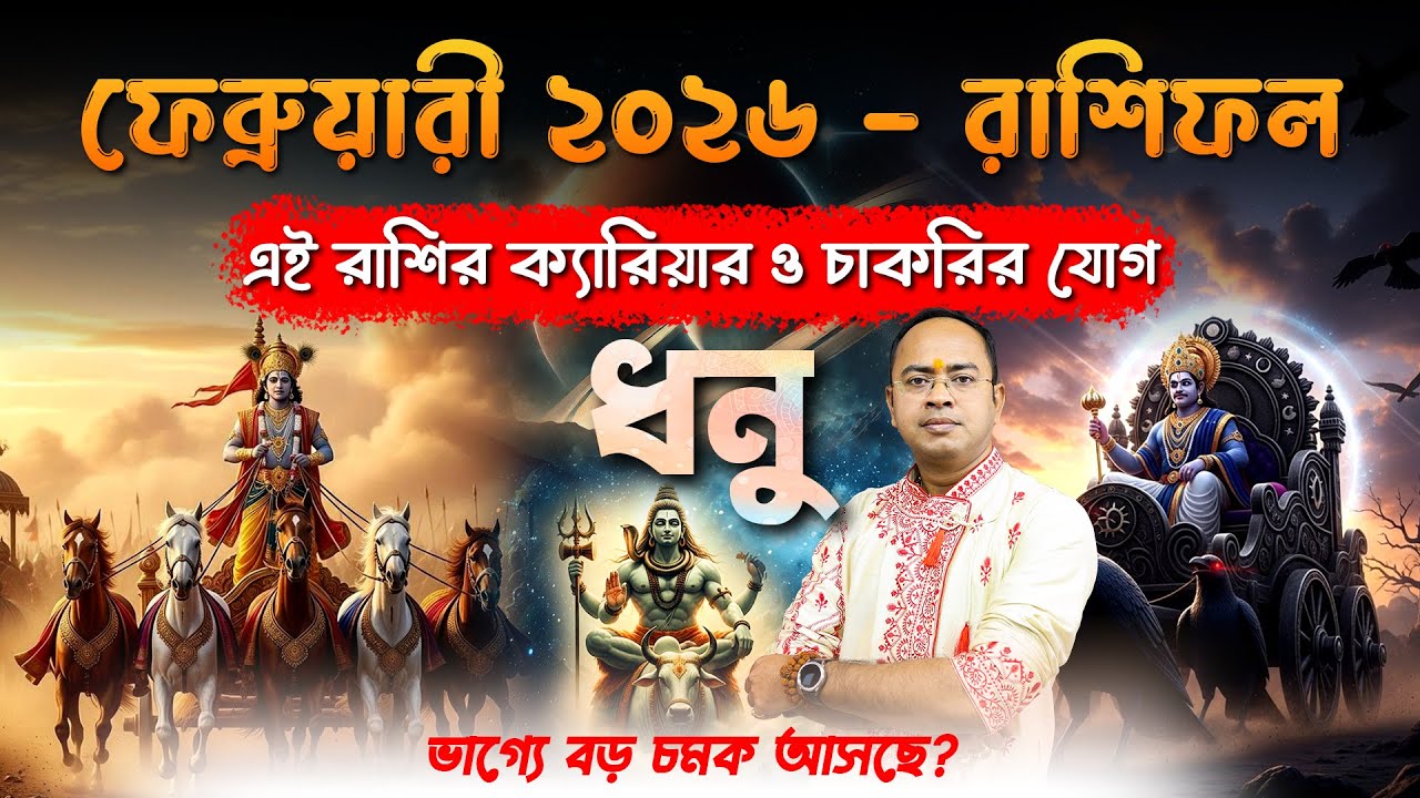 ধনু রাশির ক্যারিয়ারে পদোন্নতি ও নতুন সুযোগ। Santanu Dey