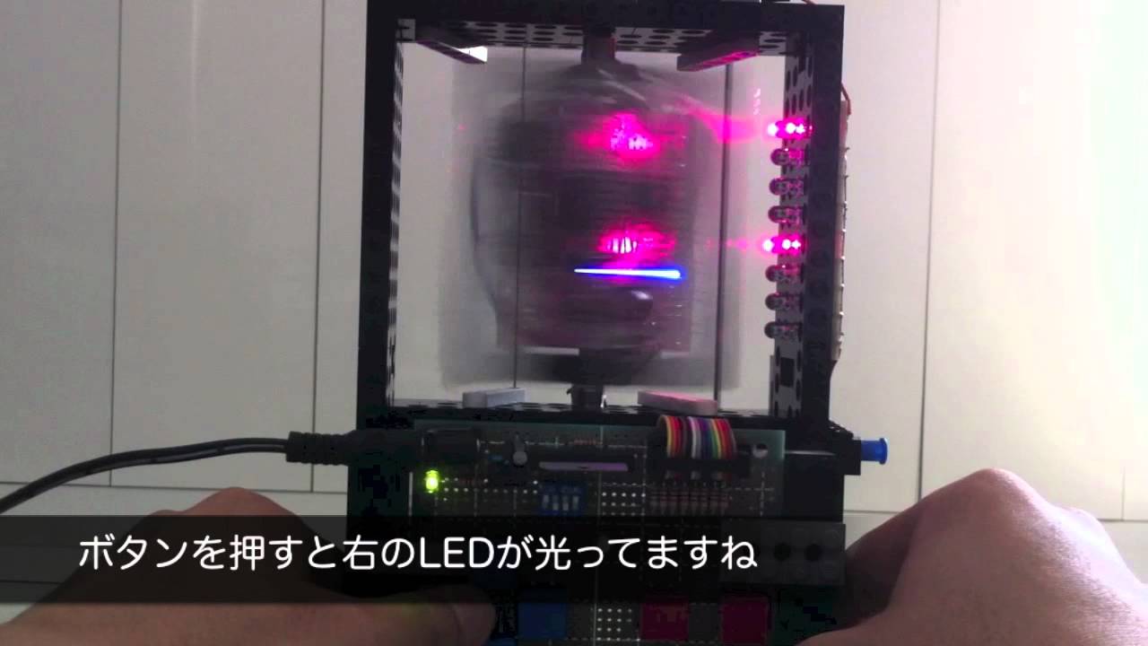 レゴとがじぇるねで回転led型ゲーム機をつくってみた Lego With Gr Sakura Youtube