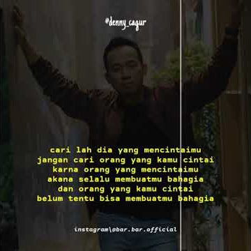 Video story wa baper 30 detik denny cagur