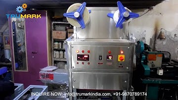 Semi automatic tray sealer , food tray sealing machine