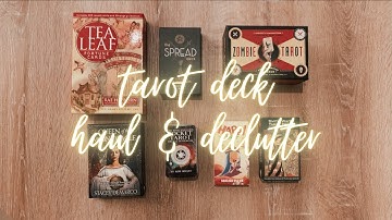 Tarot & Oracle Declutter and Haul for February