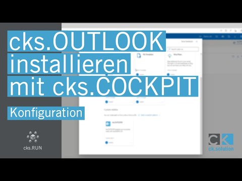 cks OUTLOOK installieren mit cks.COCKPIT | ck.solution - eLearning