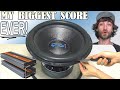 My LOUDEST Subwoofer Score EVER! How To Recone a Sub w/ HALF OHM Voice Coil to INCREASE Amp POWER