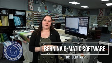 Bernina Q-Matic automated quilting system and software