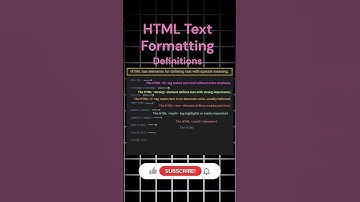 HTML Text Formatting - I | Web Tech | #shorts #viralshorts #coding