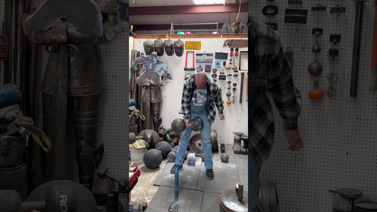 173lb Thomas Inch Dumbbell (Adamski Bell)