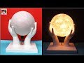 Amazing ! Room Decor Piece making at home  || cool craft idea || handmade table decor paper  lamp