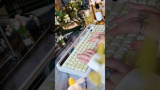 the most creamy thocky keyboard | targa98 mechanical keyboard with cerakey ceramic Keycaps | typing