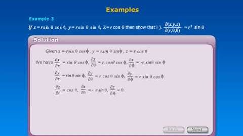 JACOBIAN OF PARTIAL DIFFERENTIAL EQUATIONS