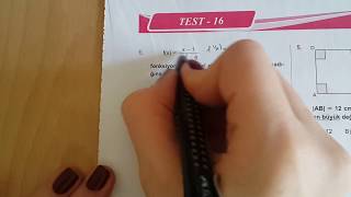 Karekök Yks Lys Matematik Türev Test 16 Anlatımlı Çözümleritürev Uygulamaları