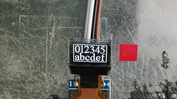 0.42 inch 72x40 OLED SSD1306 SPI/IIC GME7240-01