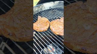 Marinaded Bone in Pork Chops on the Weber Kettle!