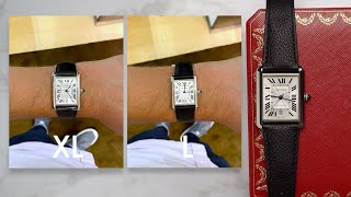 The new 2021 Cartier Tank Must Extra Large: Which size is right for you?