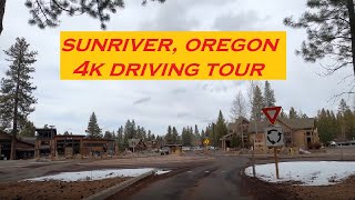 Sunriver, Oregon | 4k Driving Tour | Dashcam