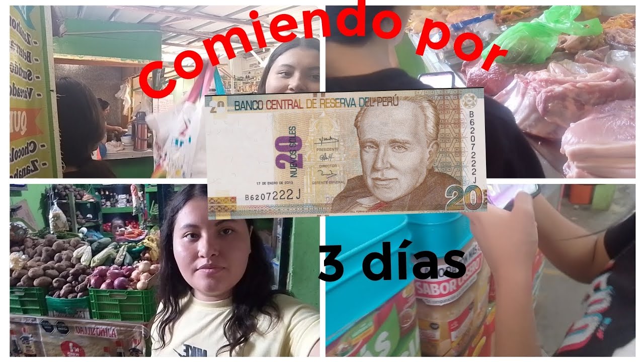 Reto: comer 3 días con solo 20 soles en Perú 🇵🇪