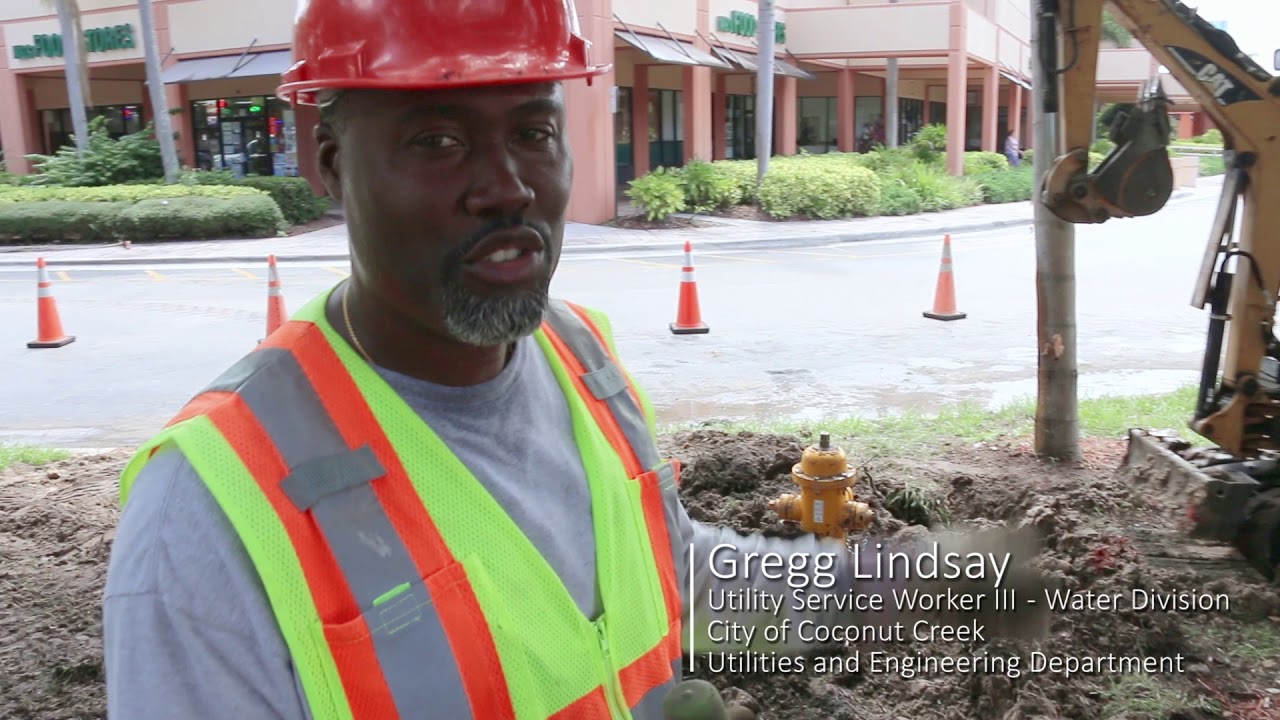 Coconut Creek Utilities and Engineering Department, Water Division Gregg Lindsay