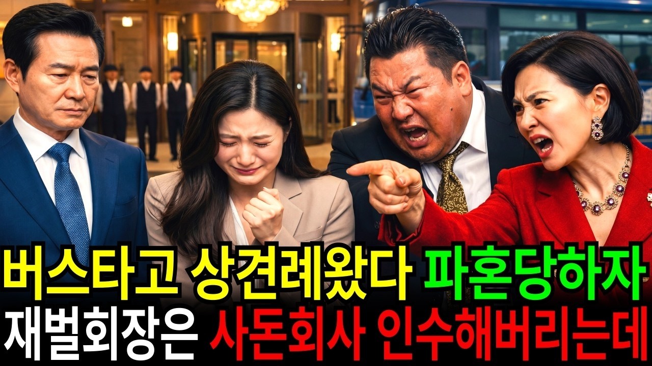 버스타고 상견례 온 재벌회장, 10분만에 딸 파혼시키고 다음날 사돈회사 인수해버리는데