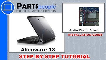 Dell Alienware 18 (P19E001) Audio Circuit Board How-To Video Tutorial