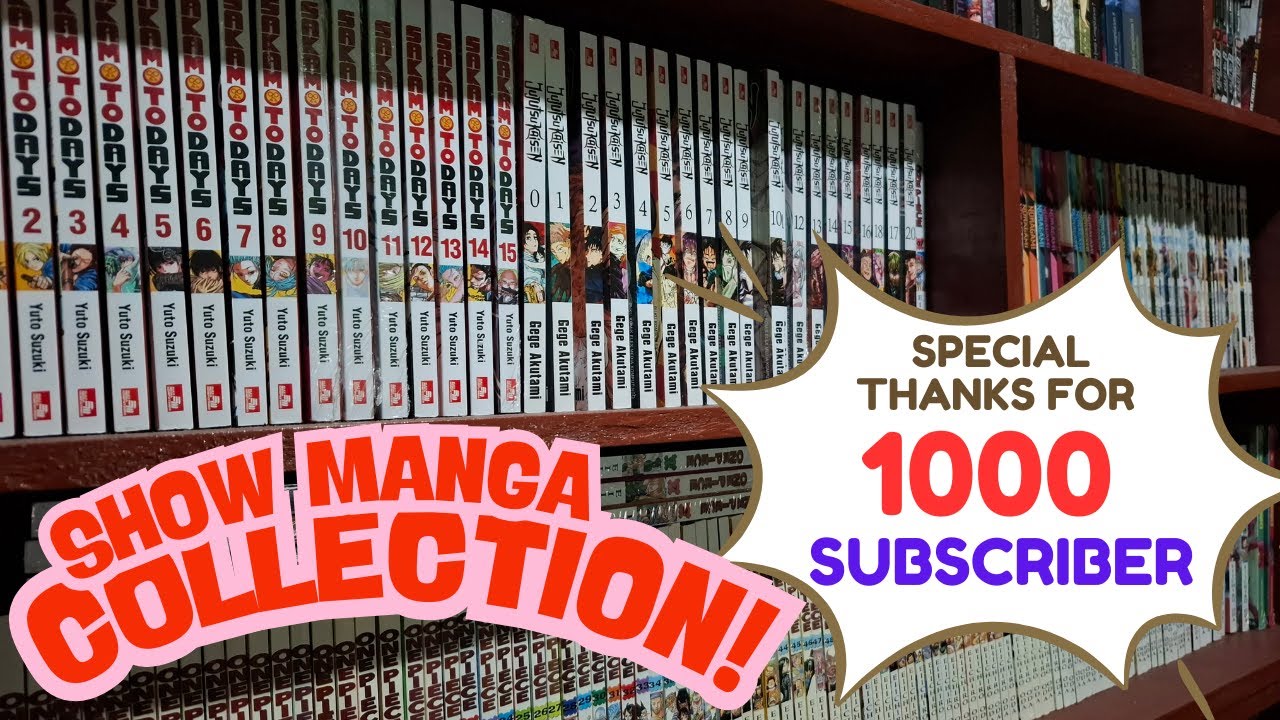 SPECIAL FOR 1000 SUBSCRIBER - SHOWING MANGA COLLECTION