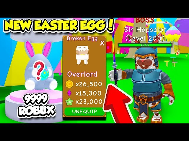 I Spent 50 000 Robux Getting The New Rarest Easter Pets In Rpg - eventroblox zombie rush how to get the power eyes youtube