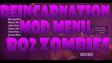 [Bo2/1.18] Reincarnation Zombie SPRX Menu + Download!