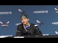 Hornets vs Raptors: Tre Mann Postgame Media Availability | 10/30/2024