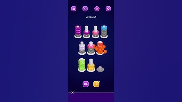 Nut Sort Level 14 Walkthrough | Nuts Sort Level 14