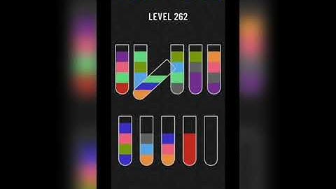 Water sort puzzle level 262