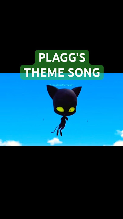 Plagg got a theme song! 🖤 #miraculousladybug #plagg #miraculousmemes #fanedit #themesong