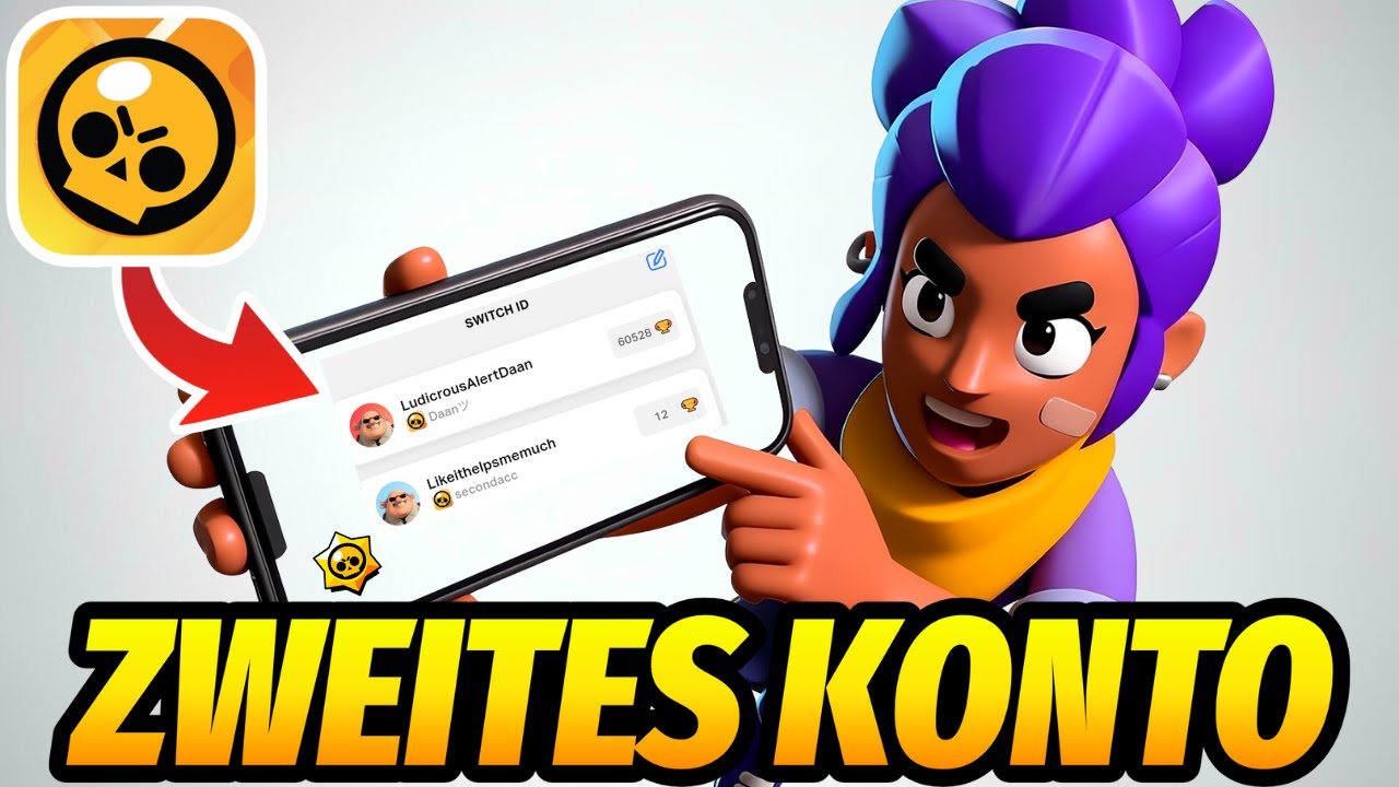 Brawl Stars ZWEITACCOUNT erstellen | MEHERE ACCOUNTS auf EINEM Gerät