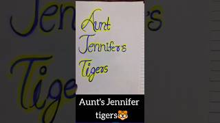 English 12Th Aunt Jennifers Tigers