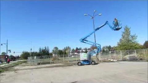 For Sale Genie Z-45/25J 45' Articulated Dual Fuel Boom Lift Aerial bidadoo.com