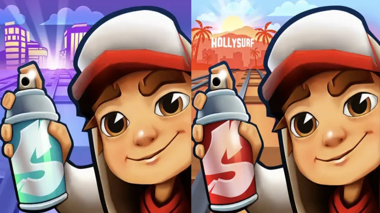 Subway Surfers : Seoul 2025 🆚 Hollywood 2024 Maps Comparison 