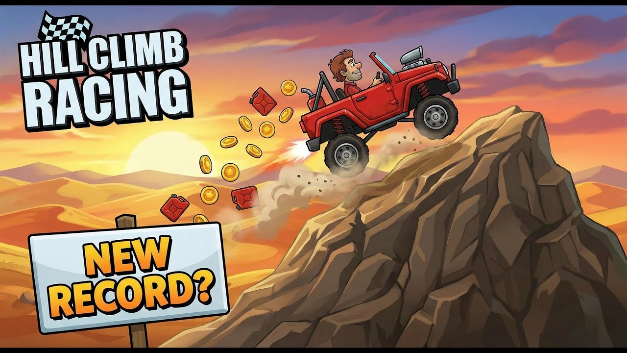 Hill Climb Racing LIVE (08) Endless Run & Fun |Vertical | ItzDivuGaming 