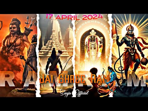 Ram Navami Status || Jai Shree Ram 🚩|2024|17 April || Ram Ram WhatsApp Status @SanjuOfficial248