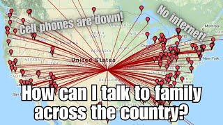 HF for Preppers: What ham radio can I use to talk to my family across the country? @TravelinHam