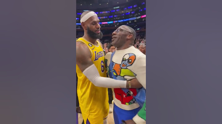 LeBron James daps up Shannon Sharpe after passing Kareem's record (via @BenGolliver/TW) | #shorts