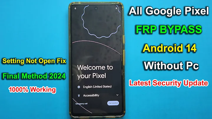 Final Method !! All Google Pixel Frp/Google Lock Bypass Android 14/Setting Not Open Fixed 100% Work