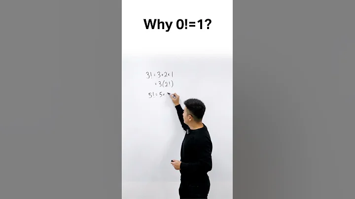 Why 0! = 1 ? | Why 0 factorial is equal to 1? #shorts