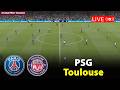 🔴PSG contre Toulouse | Ligue 1 25/26 | eFootball PES21 Simulation