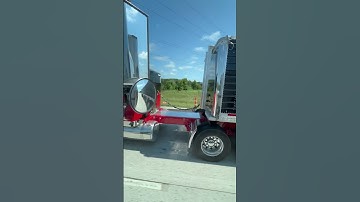 Peterbilt pulling hopper bottom up 57 Wisconsin!  #shorts