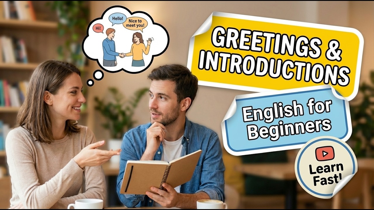 Learn English Conversation: Greetings and Introductions (English for Beginners)