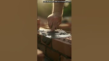 This Bricklayers Skill is on Another Level