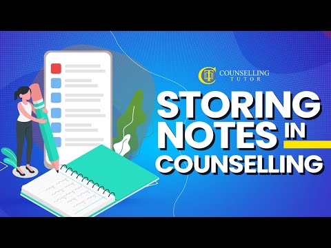 Storing your counselling