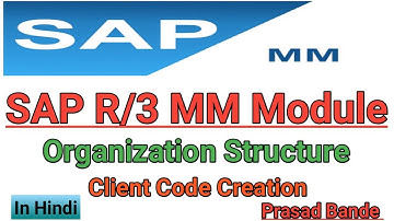 SAP MM |Client Code Creation| Organizational Structure |  Part 1| Hindi