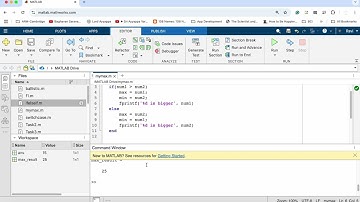 Matlab Functions: Multiple Input Parameters and Multiple Return Values